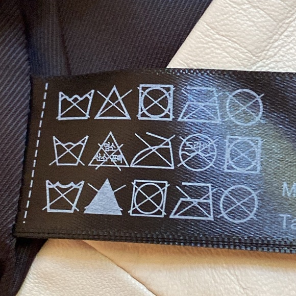 NWT Massimo Dutti Studio Off White Leather Midi Skirt with Front Slit Size M. - Picture 12 of 12